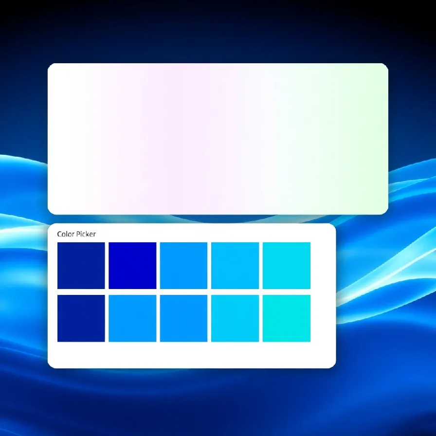 Blue Color Generator web tool