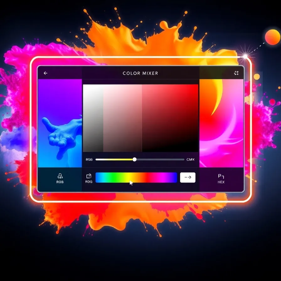 Color Mixer web tool