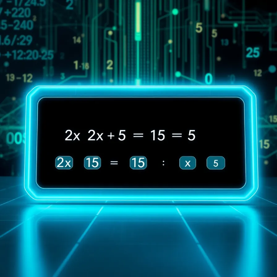 Equation Solver web tool
