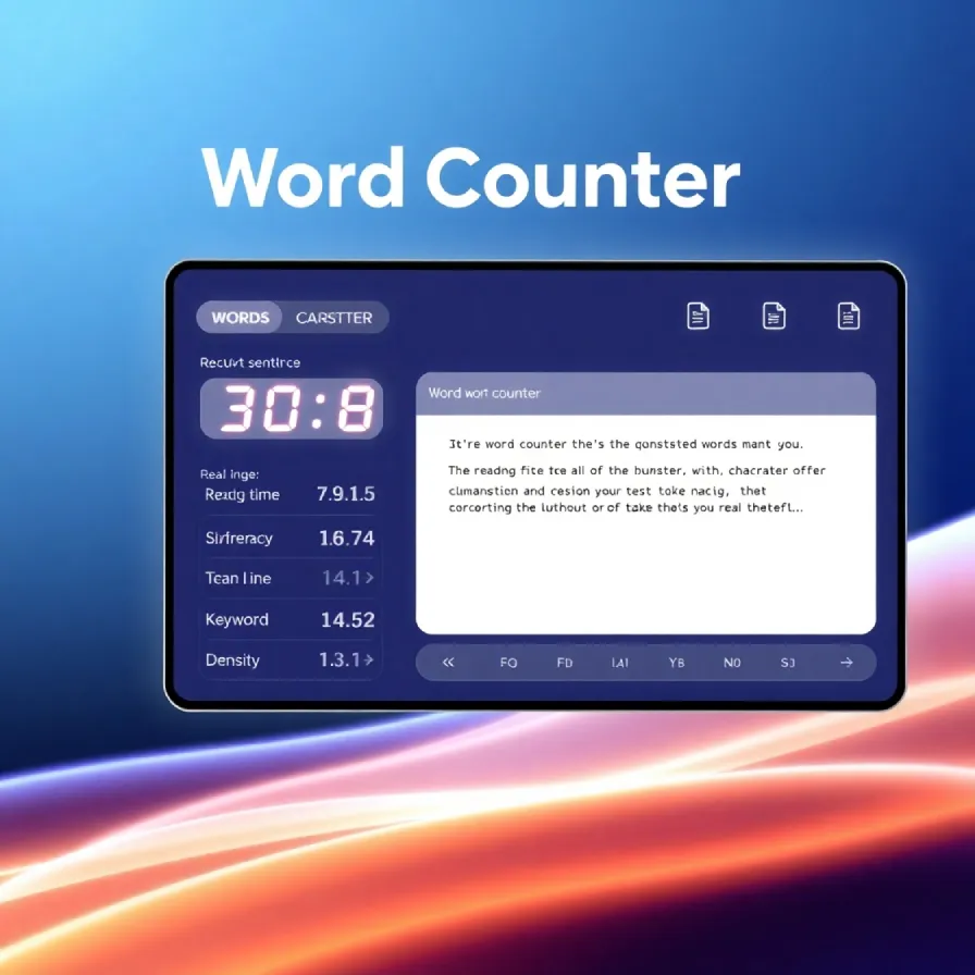 Word Counter web tool