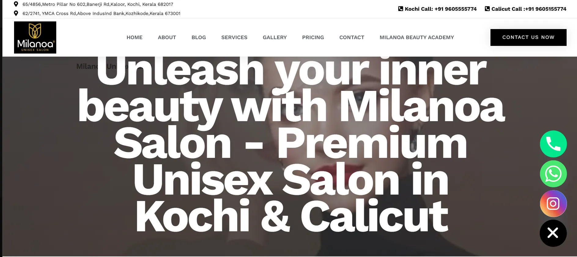 digimarksite project milanoaunisexsalon