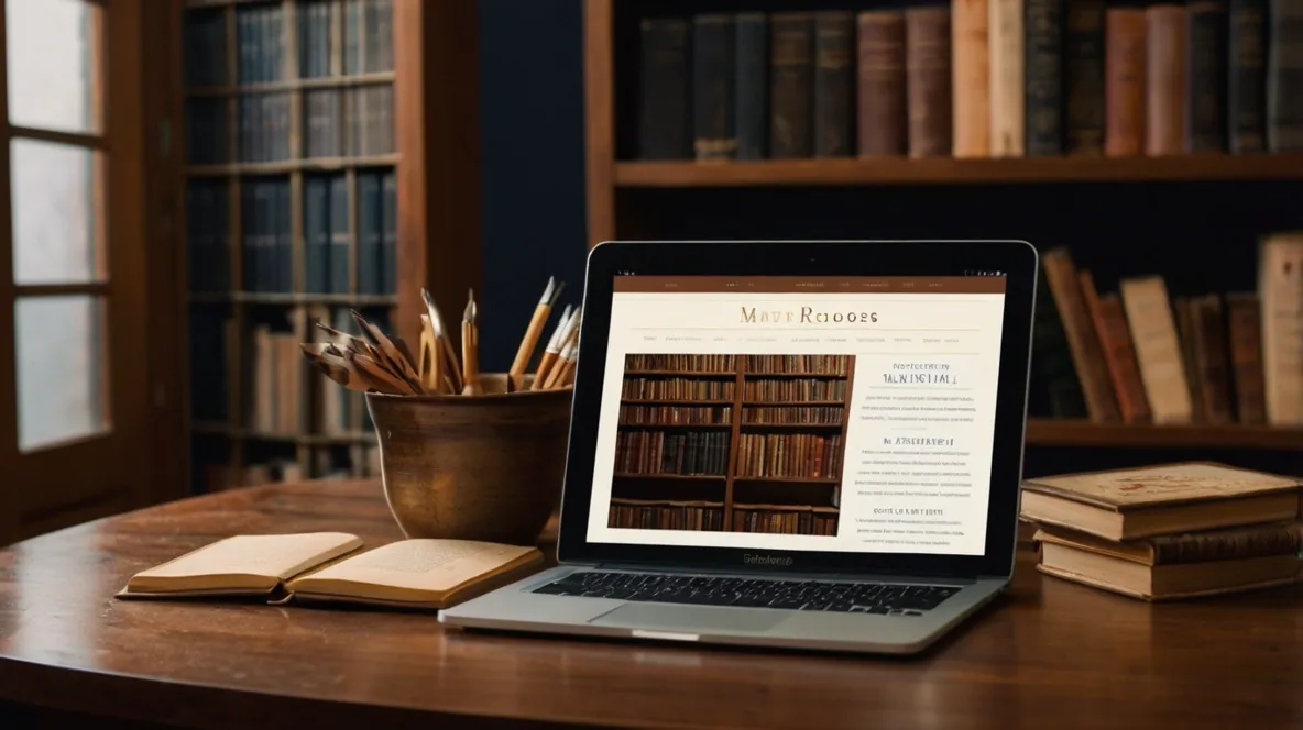 Book Website Design A Comprehensive Guide for Authors
