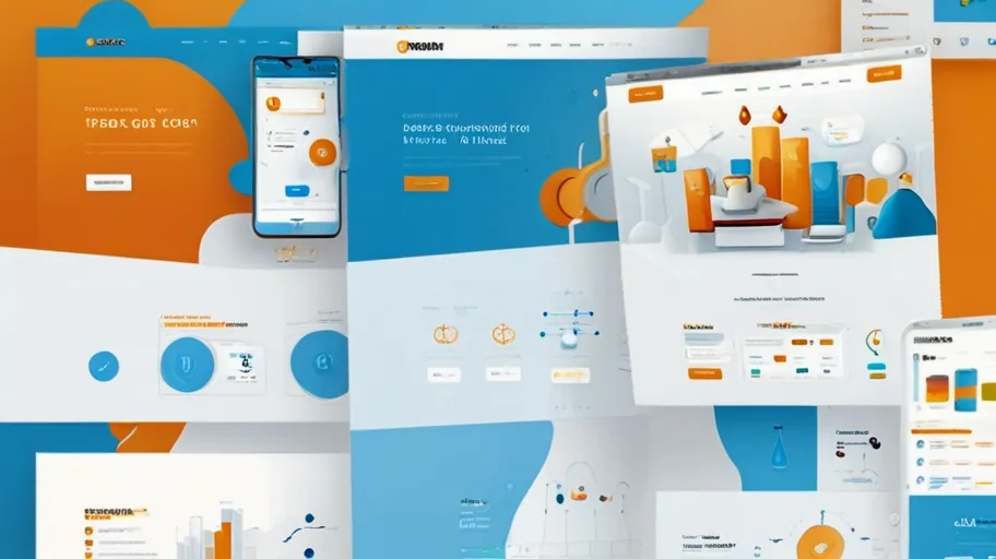 User-friendly bright website interface showcasing intuitive navigation and visual hierarchy