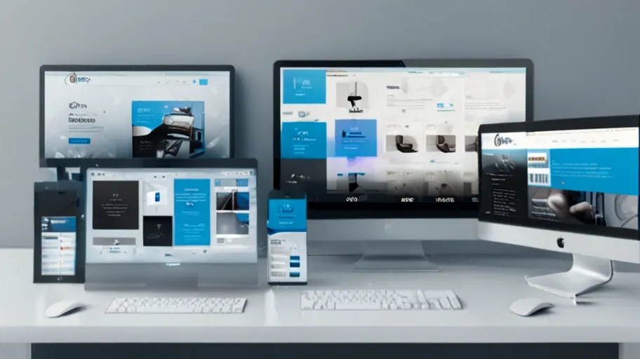 Before and after comparison of a static HTML website and its converted WordPress version